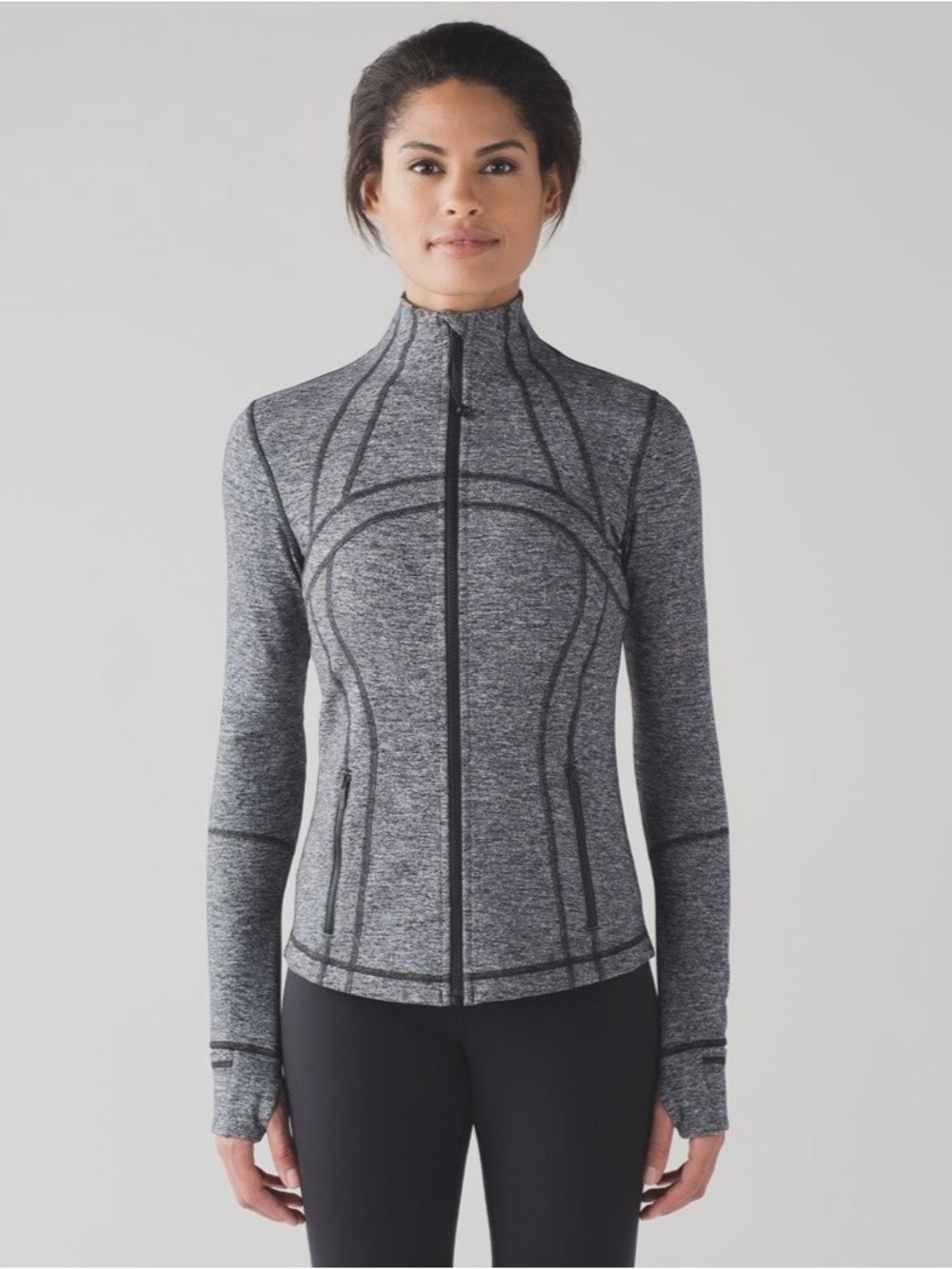 Lululemon Define Jacket Heathered Black Size 6